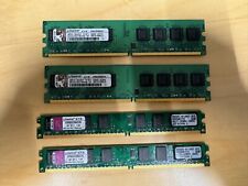 ** Lot of 4 DDR2 DIMMs Kingston 2GB 1GB picture