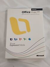 MICROSOFT OFFICE MAC 2008 with Expression Media - NEW/ SEALED  picture