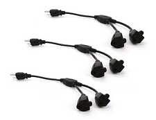 Power Extension Splitter Cable, 3 Pack picture