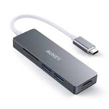 AUKEY CB-C72 5-in-1 USB C Hub with 4K HDMI Port 2 USB 3.0 Ports SD/TF Card picture