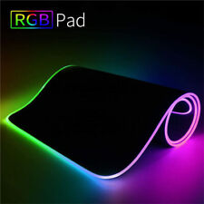 7 Color RGB LED Backlight Computer Gaming Mouse Pad 260X200mm For Keyboard Desk picture