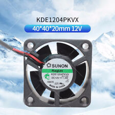 1pcs SUNON KDE1204PKVX 12V 1.4W 4020 4CM Cisco 2950 Switch Cooling Fan 2-wire picture