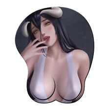 Anime Overlord Silicone Mousepad Cartoon Top Sexy Albedo 3D Gaming Mouse Pad picture