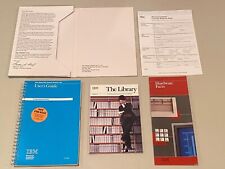 1980's Vintage IBM Personal Computer User's Guide & The Library, etc. picture