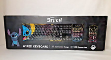 NEW Culturefly Disney Stitch Wired Soft Touch Keyboard Rare Novelty- $0 Shipping picture