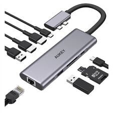 9-in-2 USB-C Docking Station, 2*USB 3.1 Type C Male to HDMI*2, Massive Expansion picture