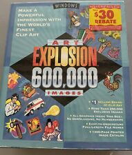Art Explosion 600,000 Images Clip Art: JPG, TIF, GIF 29 CDs Complete picture