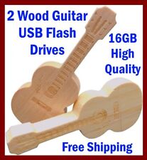 2 Wooden USB Flash Drives 16GB each  (Maple & Bamboo 2Pack) Cute real wood 3.0 picture