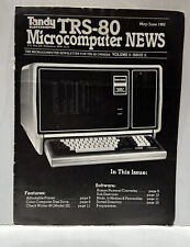 Tandy TRS-80 Microcomputer NEWS May/June 1982 12 Pages picture
