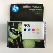 2025 Genuine HP 936 Standard Capacity Ink Cartridges 4 Pack B/C/M/Y 6C3Z5LN picture