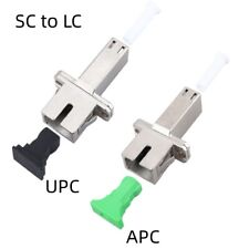 SC Female to LC Female UPC APC SM Fiber Optic Coupler Flange Converter Adapter picture