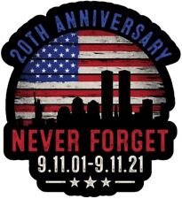 9.11.2001 20th Anniversary Sticker (Select your Size) picture