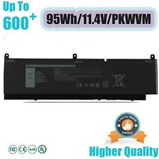 95Wh PKWVM Battery for Dell Precision 7550 7560 7750 7760 Mobile Workstation P44 picture