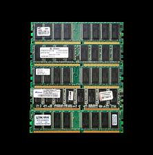 LOT of 5 (4-256MB) (1-512MB) PC2700 DDR-333MHz CL2.5 DIMM Mixed Memory Modules picture