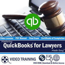 Intuit QUICKBOOKS FOR ATTORNEYS & LAW FIRMS 2017 DVD & Digital Training Tutorial picture