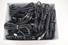Lot of 10 Two-Prong 6.75ft AC Power Cord Cables NEMA 1-15P C7 picture