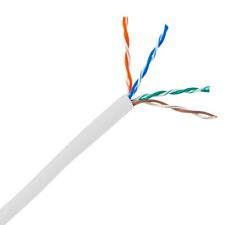 WholesaleCables 11X8-091TH 1000ft Plenum Cat6 Bulk Cable White Solid UTP  CMP picture