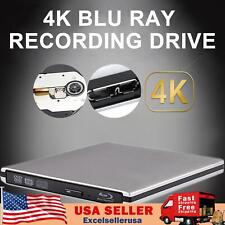 Blu ray Burner USB External Super Slim BD DVD CD RW Disc Writer Movie Player USA picture