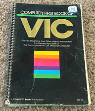 1982 Compute's First Book of Vic Video Game Strategy Guide Commodore Vic-20 picture