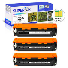3PK CB540A Black Toner Cartridge For HP 125A Color LaserJet CP1215 CP1515 CP1518 picture