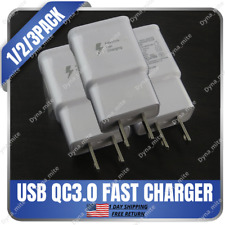 USB Power Adapter US Plug QC Wall Travel Charger For Phone Samsung Android White picture