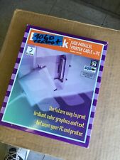 Buslink Vintage USB parallel printer cable upc06 with windows 98/2000 drivers picture