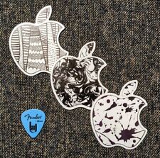 3 Apple Logo Inspired Stickers. CUSTOM ART DESIGN  picture