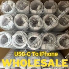 Wholesale Lot USB C Fast Charger Cable 20W PD Type C Cord For iPhone 14 13 12 11 picture
