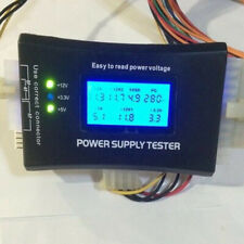 Power Supply Tester 20 24 Pin Sata LCD PSU HD ATX BTX Voltage Test Source New picture