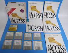 Vintage Microsoft Access Database PC Computer Software 3.5