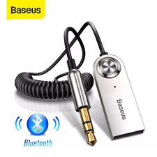 Baseus USB Bluetooth 3.5mm AUX Audio Adapter Cable Car Home PC Wireless Receiver picture