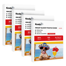 400 Sheets Koala Inkjet Printer Photo Paper 8.5x11 Glossy 36 lb DIY Bag Brochure picture