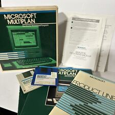 CIB Microsoft MULTIPLAN Electronic Spreadsheet Program for Apple Macintosh picture