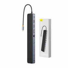 Hub 12in1 Baseus EliteJoy Gen2 series USB-C to 2xHDMI+ 3xUSB 3.0+ PD+ DP+ SD... picture