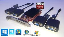 Dell Optiplex Tower 790 990 7010 9010 AMD FirePro Quad 4 Monitor VGA Video Card  picture