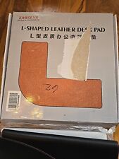 Zoresyn L Shaped Leather Desk Pad Black New Open Box picture