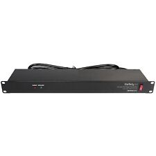 Startech 8 Outlet Horizontal 1U Rack Mount Pdu Power Strip For Network Serve picture