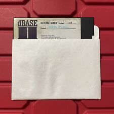 dBASE II Sample Programs 2.4 IBM Compatable SD 8” Floppy Untested Vintage 1983 picture