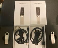 2 NANO LEDGER S Cryptocurrency Hardware Wallets Preowned picture