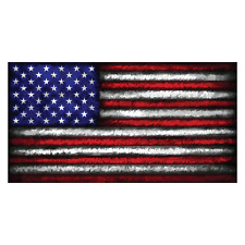 Distressed American USA Flag Vinyl Decal Cars Grunge Textured Patriotic Sticker picture