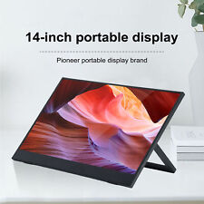 Laptop External Monitor Wide Compatibility Portable 14-inch with 1920x1080p Ips picture