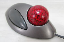 Vintage Gray Logitech T-BB14 USB Wired Trackball Marble Mouse Tested picture