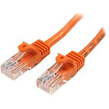 StarTech.com 0.5m Orange Cat5e Patch Cable with Snagless RJ45 Connectors - Short picture