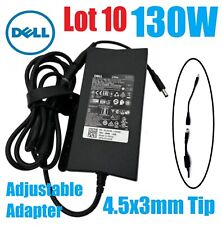 Lot of 10 Adjustable 4.5mm For Dell Precision 5510 5520 130W AC Adapter Charger picture