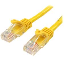 StarTech.com 0.5m Yellow Cat5e Patch Cable with Snagless RJ45 Connectors - Short picture