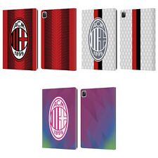 OFFICIAL AC MILAN 2023/24 CREST KIT LEATHER BOOK WALLET CASE FOR APPLE iPAD picture