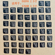 30PCS DXD9H X7K8W Tray Caddy Adhesive Stickers Labels FOR DELL G14 HDD Stickers picture