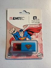 EMTEC Click 8 GB USB 2.0 Flash Drive, Superman picture