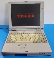 Retro Toshiba Satellite Pro 480CDT Pentium Laptop Computer Vintage - Powers On picture