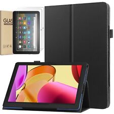 For All-New Amazon HD 10.1 Inch Tablet Case 2023 Model 13th Gen / Tempered Glass picture